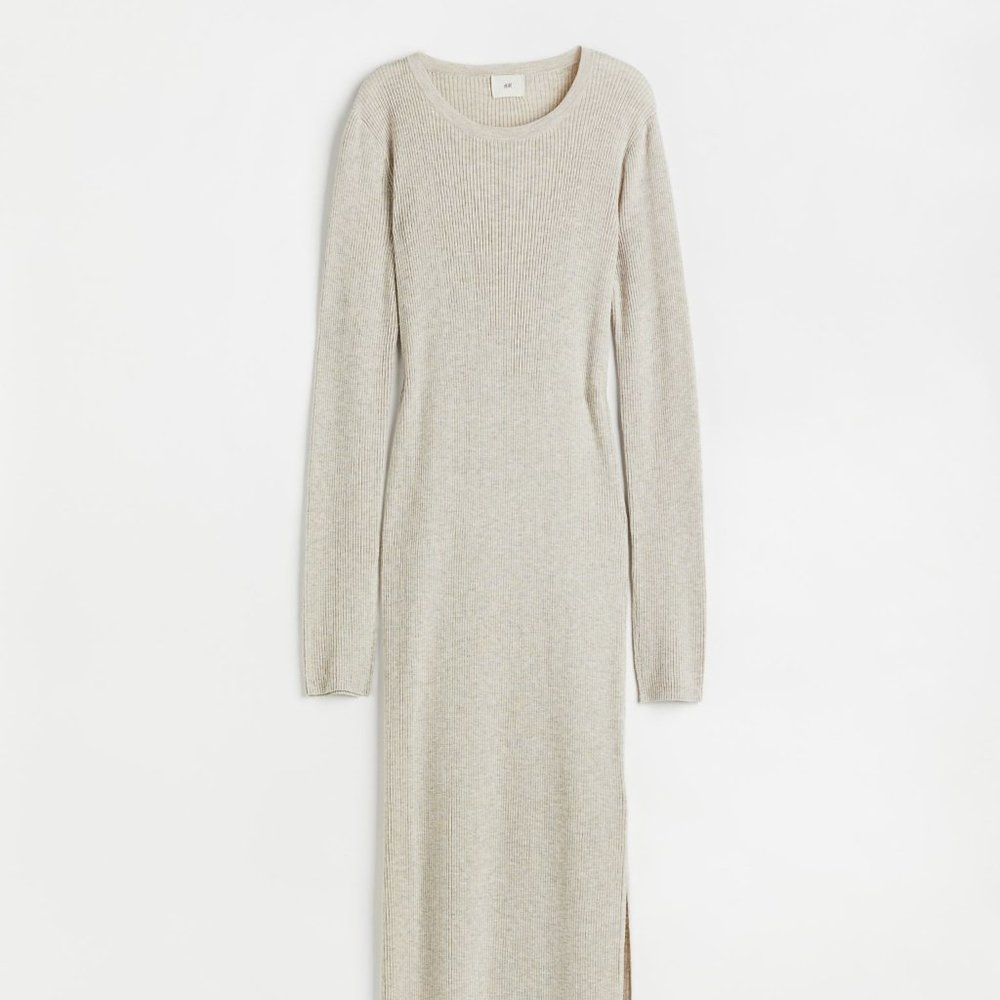 Rib-knit Dress NWT